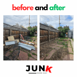 junk same day before and after