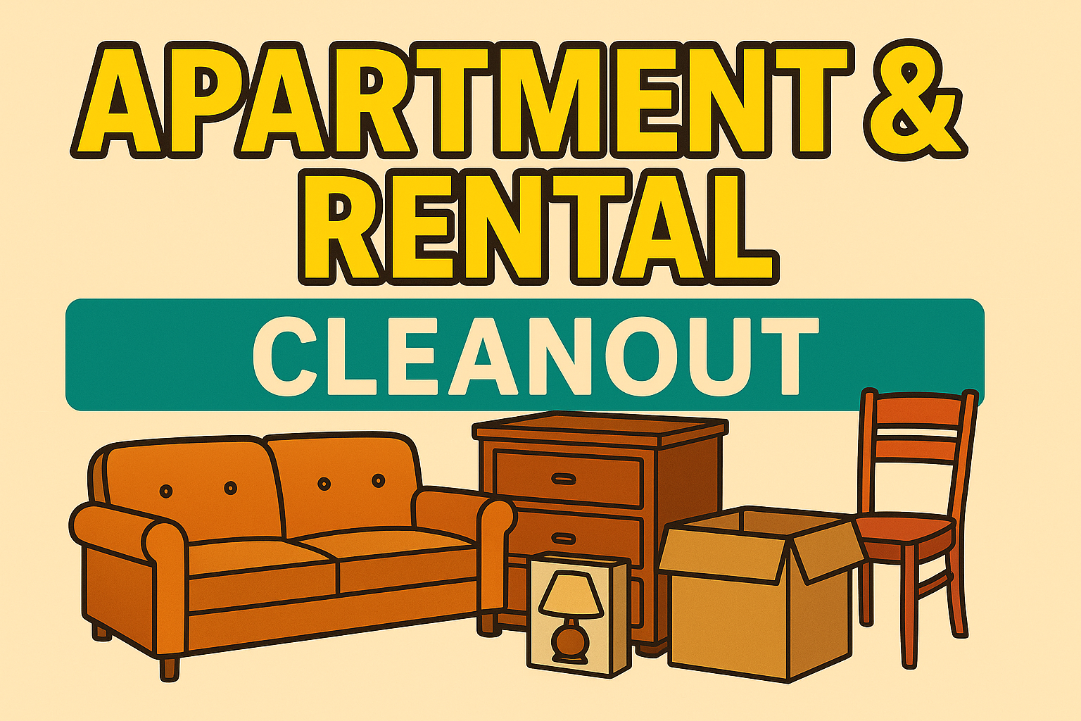 Apartment and rental cleanout services in Denver by Junk Same Day