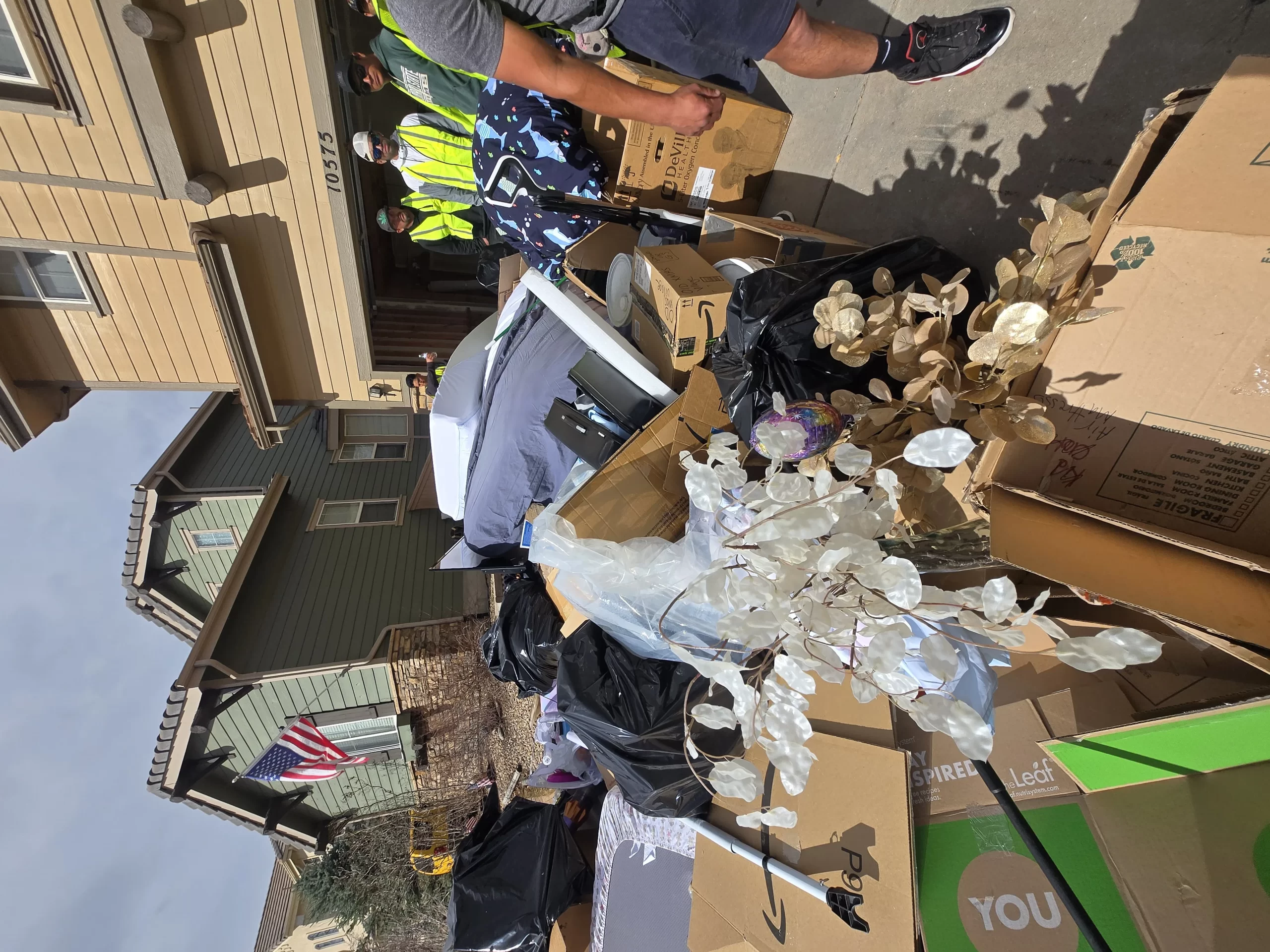 Items hauled during eviction cleanout - Junk Same Day