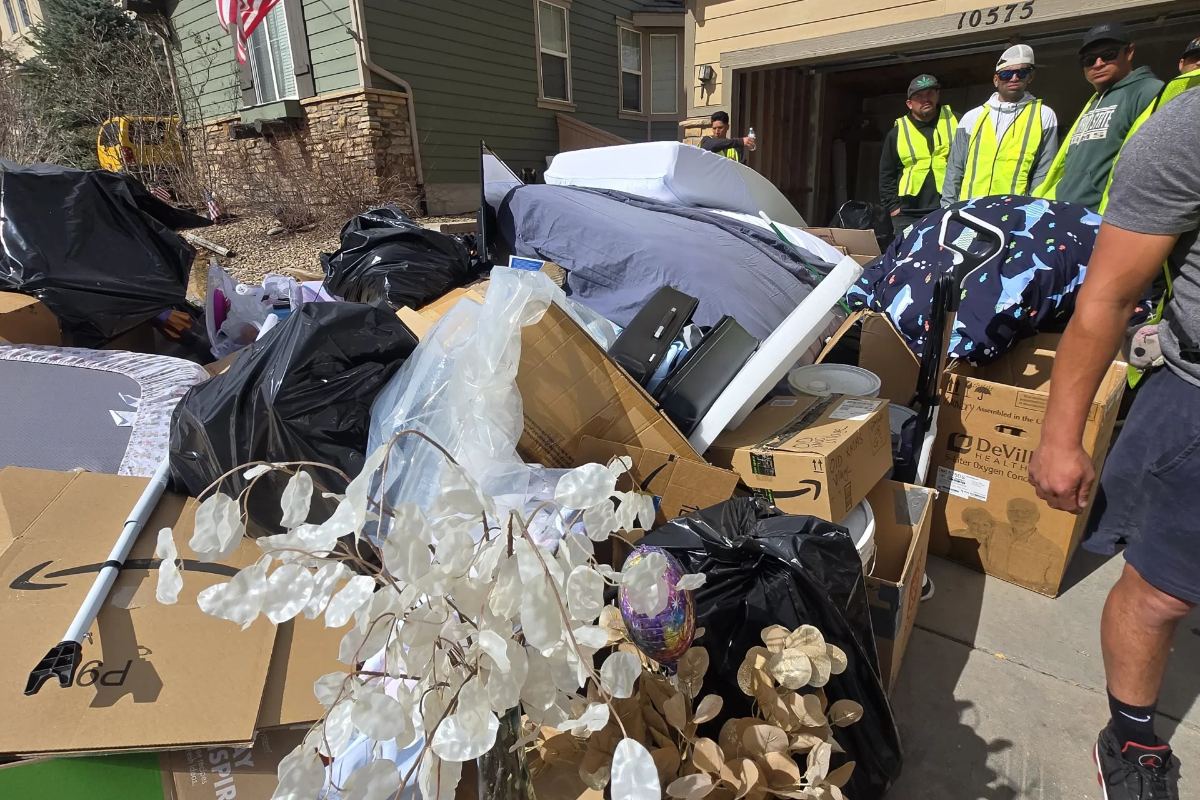 Items hauled during eviction cleanout - Junk Same Day