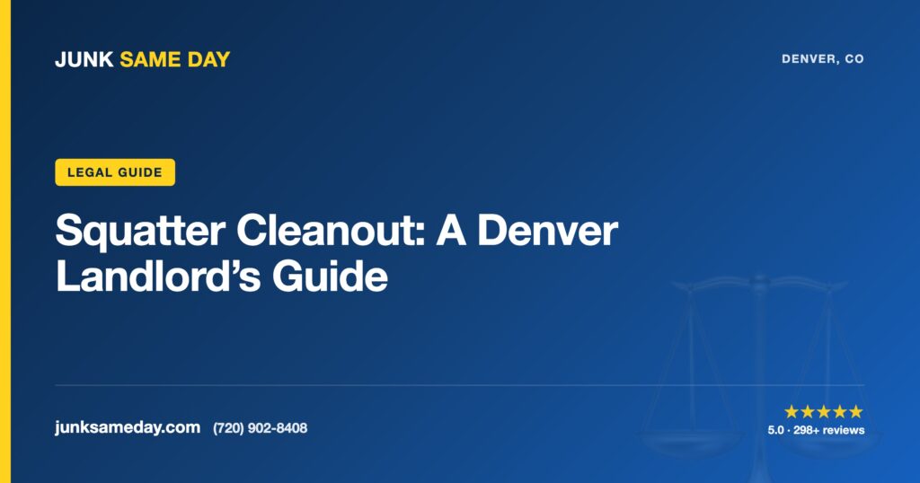 Squatter Cleanout: A Denver Landlord’s Guide — Junk Same Day Denver